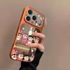 Розовый Сяосинь подходит для чехла на телефон iPhone17 16/14Pro Apple 13 Pro зеркальный 15promax17a