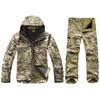 Jacket Set Men Army Waterproof Warm Camo Clothes Military Fleece Coat Windbreaker Clothing Suit