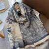 2024 Autumn/Winter New Imitation Cashmere Exterior Warm Office Versatile Extended Thick Scarf Air Conditioning Room Shawl for Women