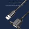 ZONWAN USB 2.0 Удлинительный кабель от папы к маме с монтажными ушками