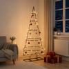 Metal Christmas Tree with Stand KUOPIO 125 cm Warm White