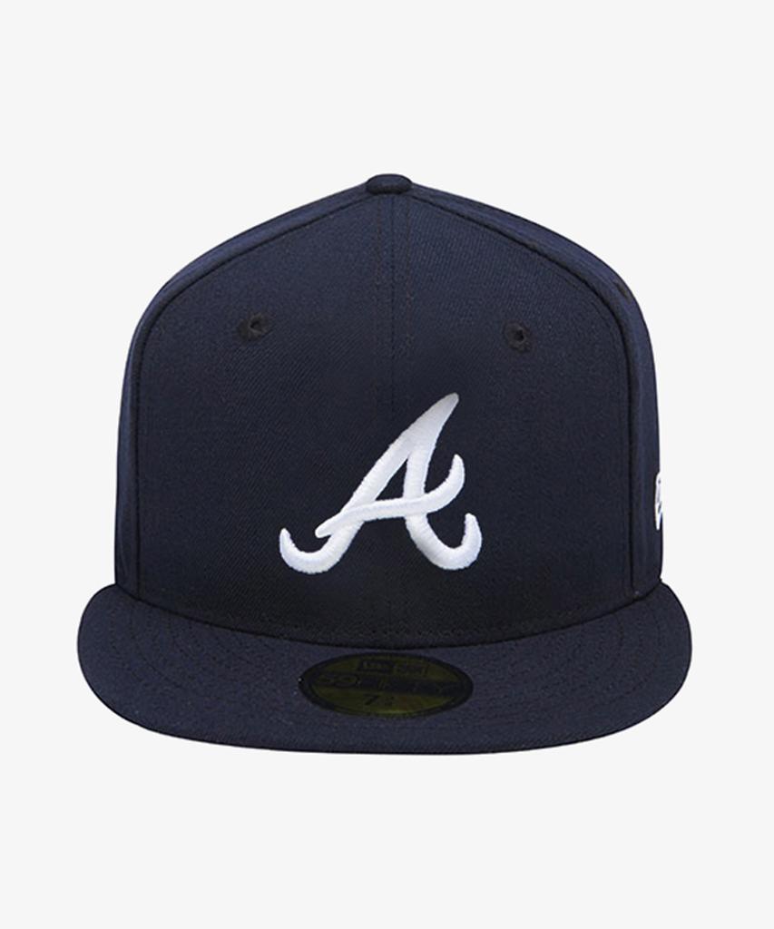 New Era Официальная кепка Atlanta Braves MLB Fitted Cap Красный Синий