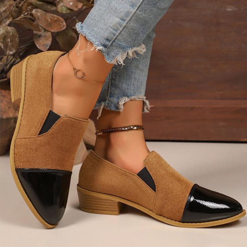 Модные ретро туфли-лодочки с леопардовым принтом на низком каблуке для женщин больших размеров, с квадратным каблуком, повседневная обувь, женские слипоны с острым носком, туфли на низком каблуке, женские