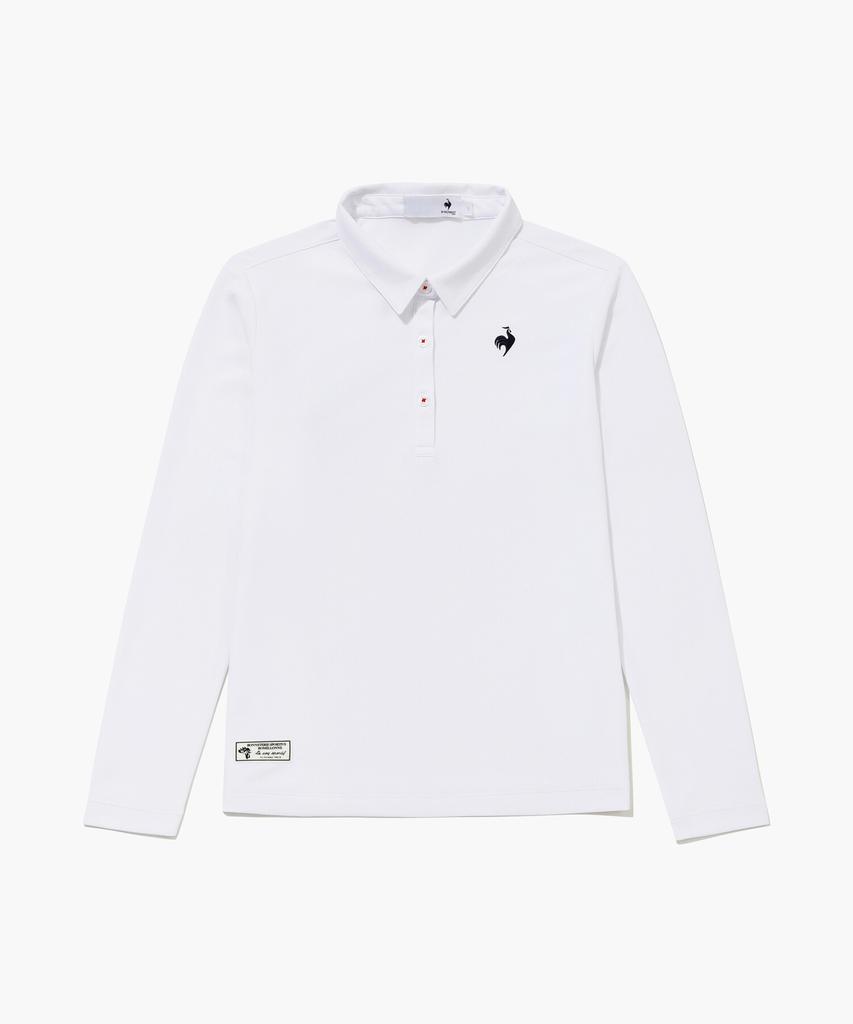LECOQ GOLF Женская повседневная футболка с длинным рукавом и воротником _Wh00 Gr312Ltl89