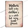 Retro Metal Tin Signs Man Cave Mom Karaoke Family Love Decor Wall Art Vintage Home Decoration