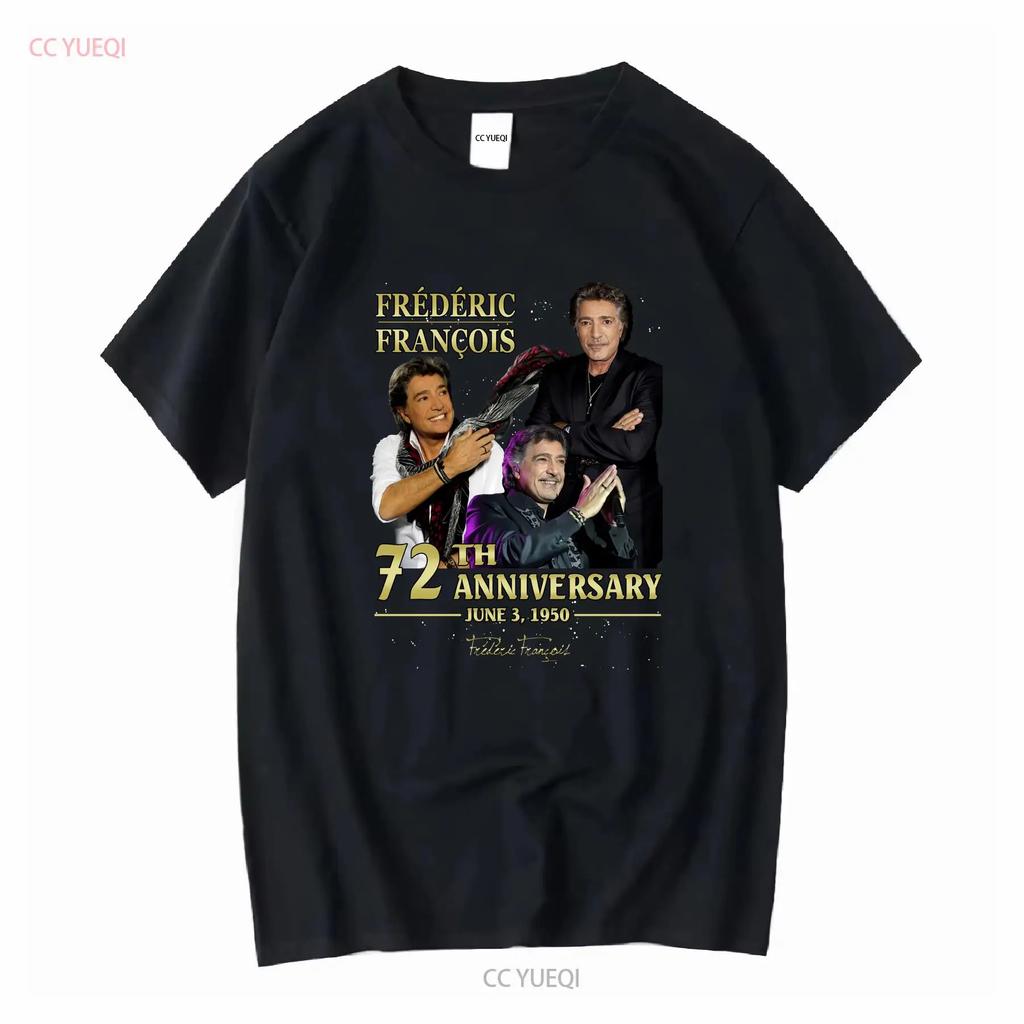 ANNIVERSARYAB FRDRIC FRANOIS T SHIRT vintage Washed Stretched graphic streetwear Casual designer clothes Breathable
