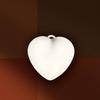 Перезаряжаемый брелок-фонарик в форме сердца, легкий, лампа для сумки в форме сердца для женщин/девушек