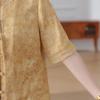 Женская рубашка Datang Furen в новом китайском стиле с вышивкой, с коротким рукавом