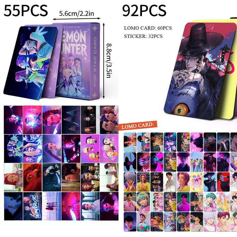 K-pop Охотник на демонов Покарды Карты Huntrix Sajja Boys Карты Тигра Подарки для герл-бойз-бенда Набор открыток Мини-коллекционный альбом Подарки