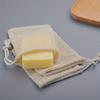 1/3/5pcs Natural Cotton Linen Foaming Soap Bag Saver Net Mesh Massage Exfoliator Pouch Bathing Bubble Maker Cleaning Tool