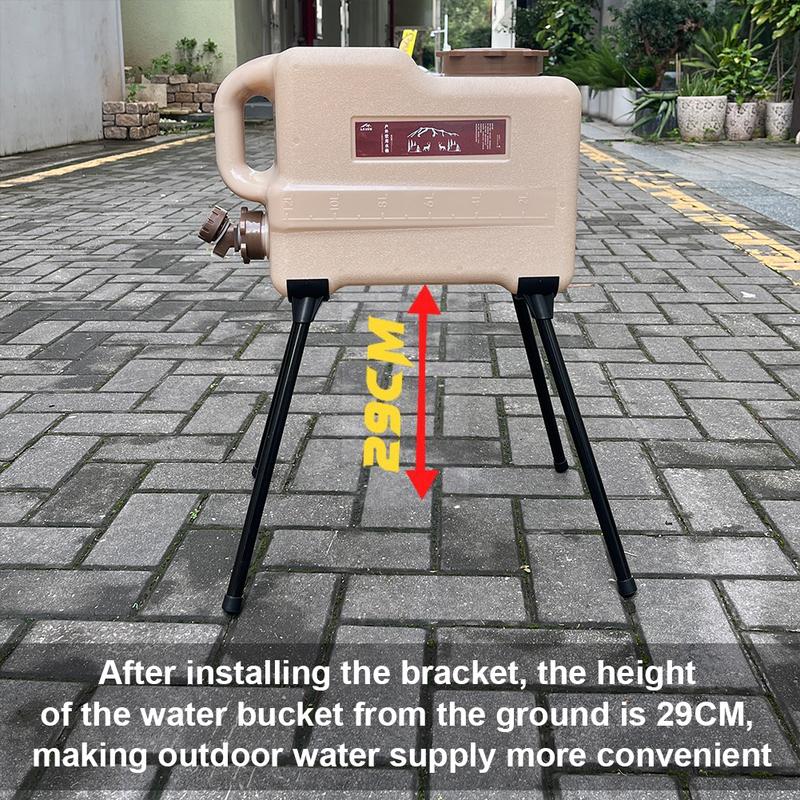 Folding Cooler Stand Ice Box Bracket Anti-Slip Camping Bucket Stand Frame Water Bucket Rack Outdoor Picnic Camping Accessories