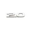 3D Metal 2.0 2.5 Letters Car Fender Emblem Rear Bag Badge Sticker For Mazda 3 6 Axela CX5 CX7 MX5 Chrome Black Accessories