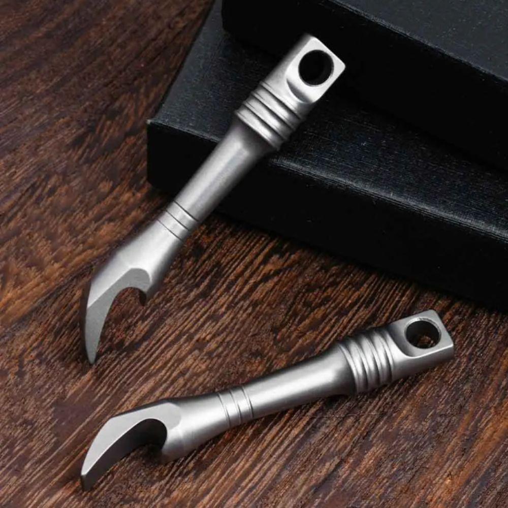 Multi-functional EDC Multi-functional Tool Titanium Zinc Zinc Alloy Bottle Opener Daily Use