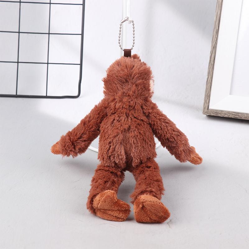 Мультяшная горилла, плюшевая игрушка, шимпанзе, обезьяна, кулон, мягкая кукла, брелок, рюкзак, автомобильная сумка, брелок для ключей, декор, подарок для ребенка