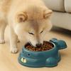 Милая нескользящая миска для кошек из нержавеющей стали, предотвращающая удушье, прочная миска для корма для собак, устойчивая, мультяшная, предотвращающая проливание, кормушка для домашних животных для кошек и собак