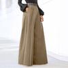 Women Palazzo Pants Summer Style Cotton Linen Comfy Baggy Trousers Pockets Fashion Elegant Party High Waist Loose Trousers