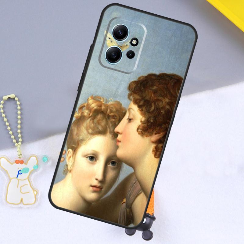 Чехол-пенал с рисунком Ангел Купидон для Xiaomi Redmi Note 14 13 9 10 11 12 15 Pro Plus Чехол для Redmi 15 C 13C 12C 10C 14C