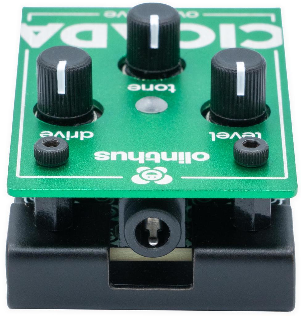 Педаль эффектов Olinthus Cicada Overdrive [В комплекте кабели-разветвители для входа и выхода]