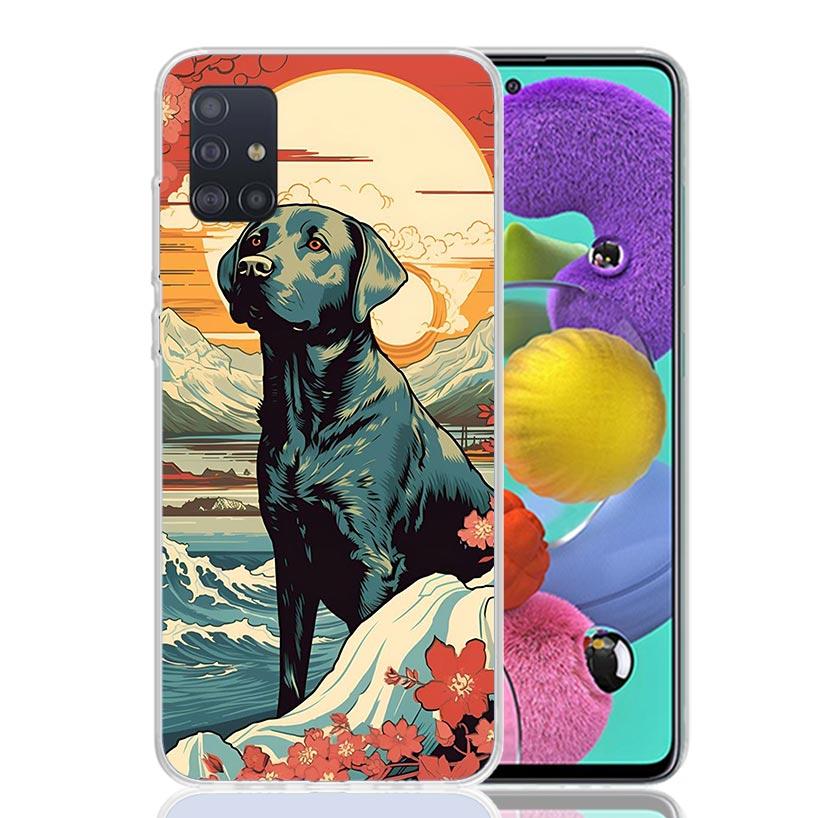 Labrador Retriever Dog Case Phone Cover for Samsung Galaxy A52 A51 A50 A42 A32 A22 A12 A02S A72 A71 A70 A41 A31 A21S A40 A30S A2