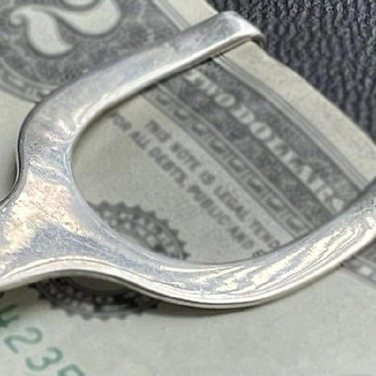Зажим для денег Spur Money, прочный металлический зажим для купюр, органайзер для наличных в путешествиях, для мужчин, женщин, офиса и профессионалов.