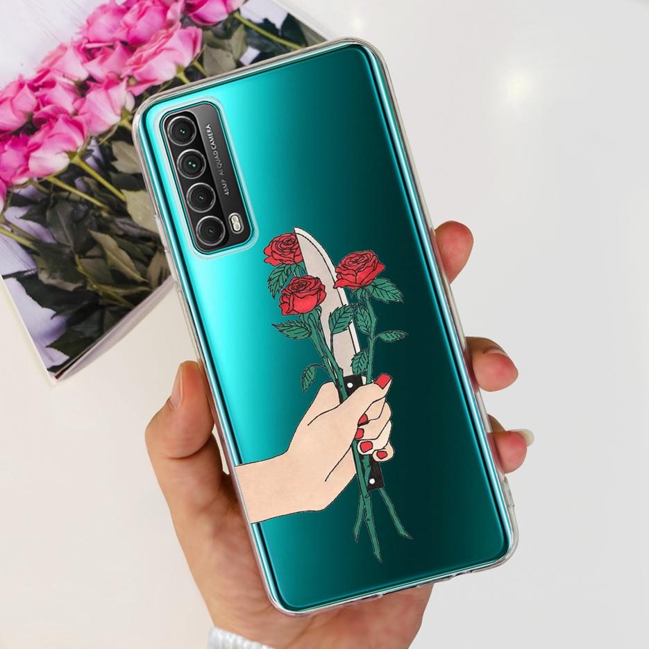Для Huawei P Smart 2021 Чехол PPA-LX1 PPA-LX2 Новый Модный Расписной Чехол Мягкий ТПУ Чехол для Телефона Для Huawei Y7a Psmart 2021 Coque Capa