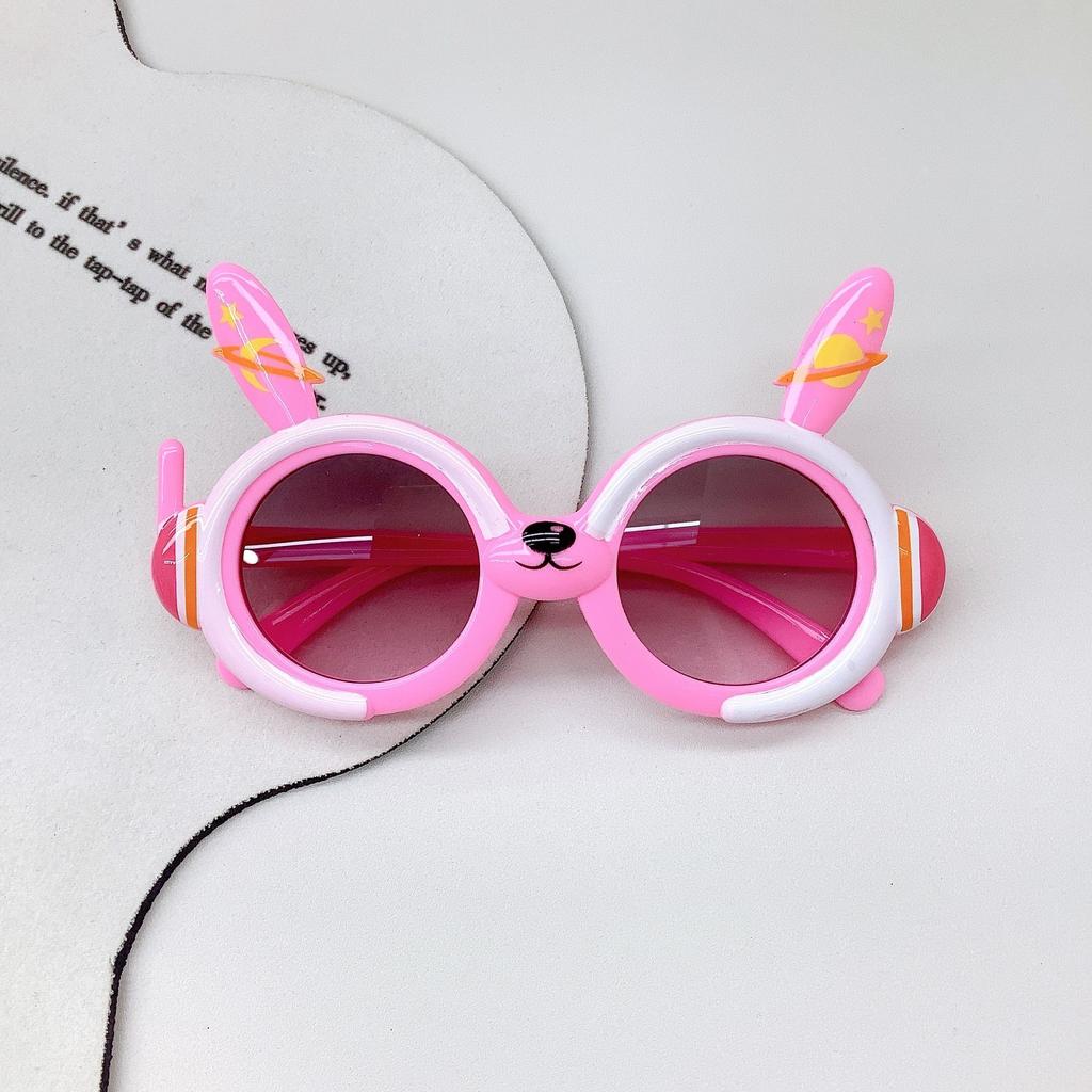 Детские солнцезащитные очки, очень милые, милые, детские солнцезащитные очки с кроликом, солнцезащитный крем с защитой от ультрафиолета для детей в виде кролика