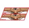 Конструктор пластиковый COBI Historical Collection WWII PZL P.11c COBI-5742
