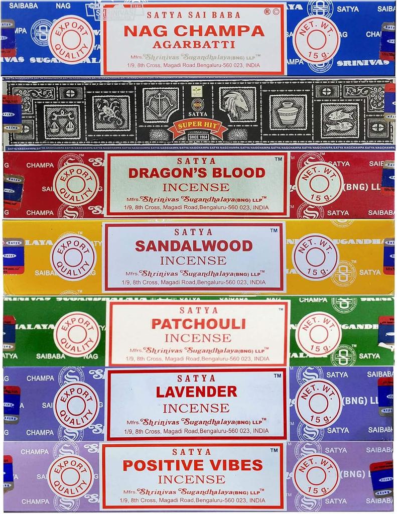 Коробка из 120 ароматических палочек Мульти ароматы