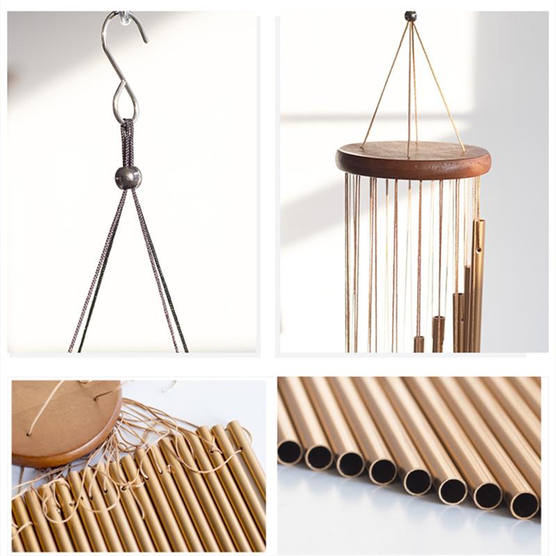 Колокольчики ветра 90 см/35 дюймов, большие мемориальные подвесные колокольчики с 18 трубками из алюминиевого сплава, крючок для сада, балкона, патио, декор, подарок