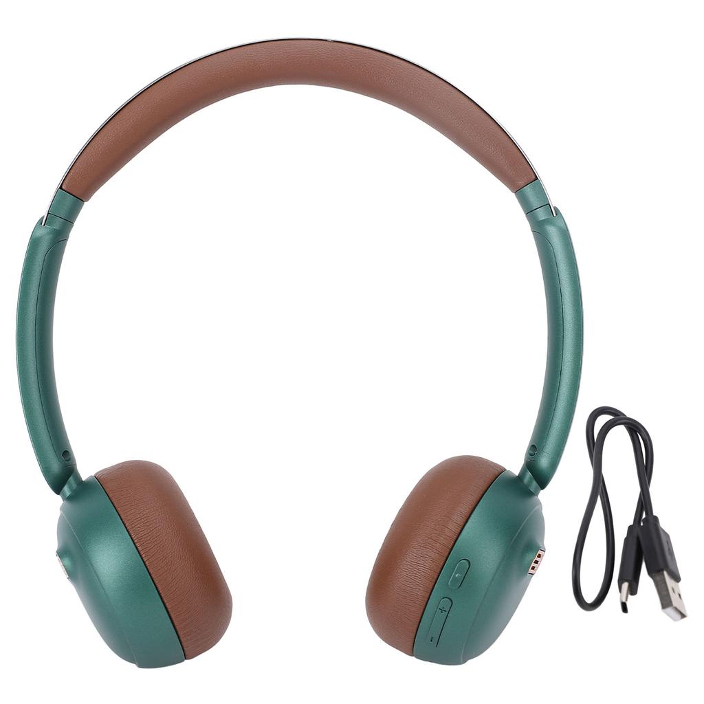 Ретро Bluetooth 5.4 Наушники Накладные Беспроводные Гарнитуры Шумоподавление Звук Без Потерь
