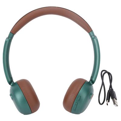 Ретро Bluetooth 5.4 Наушники Накладные Беспроводные Гарнитуры Шумоподавление Звук Без Потерь