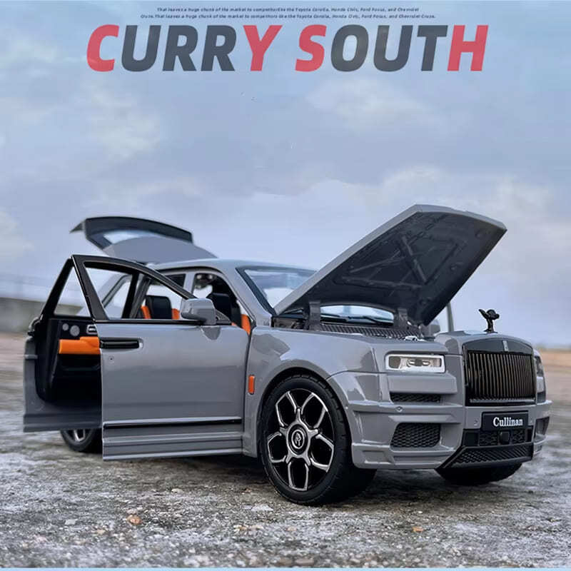 1:20 Rolls-Royce SUV Cullinan Alloy Luxury Car Model Die Литой металлический игрушечный автомобиль Модель автомобиля Звук и свет инерционный двигатель с шестью дверями Детская игрушка в подарок