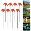 1 комплект 20 см вкручивающихся колышков для палатки с сумкой для хранения Puller Heavy Duty
