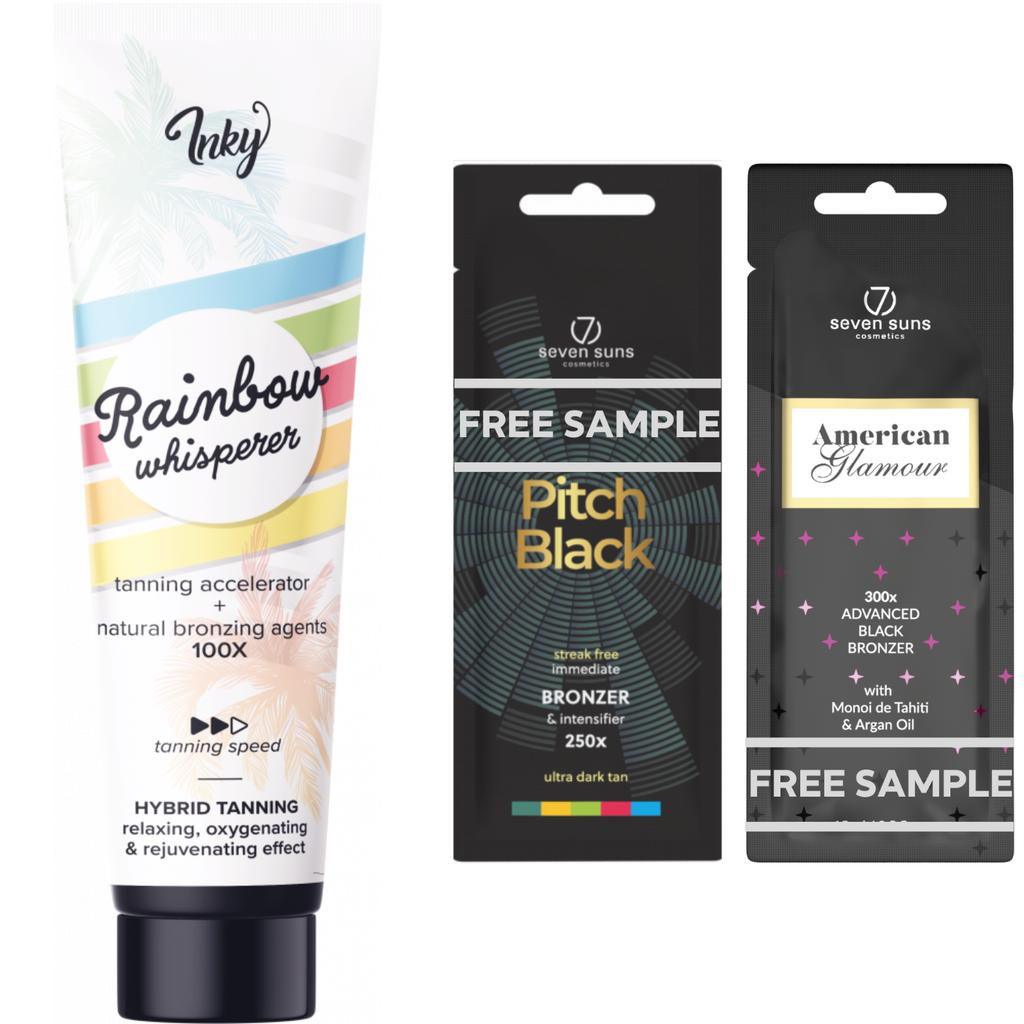 Inky Rainbow Tanning Accelerator Set with Freebies