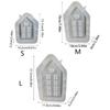 3D Дом Подсвечник Силиконовая Форма DIY Цемент Гипс Глина Подсвечник Украшения Из Смолы Формы Украшения Для Дома