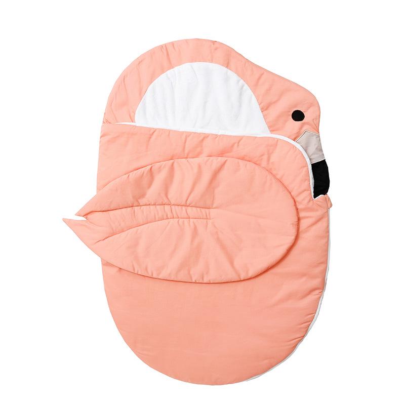 Inxiuli Baby Sleeping Bag - Cartoon Cotton, Warm & Cozy for 0-18 Months, Suitable for Autumn/Winter or Air Conditioning.
