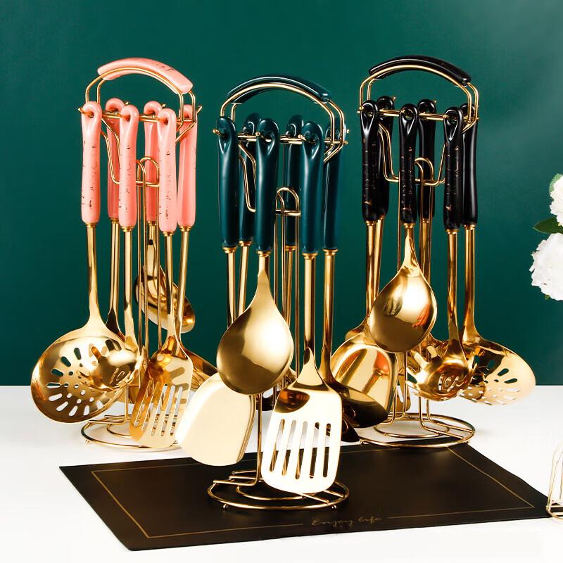 HAFC1 Nordic Stainless Steel 7-Piece Kitchen Utensil Set