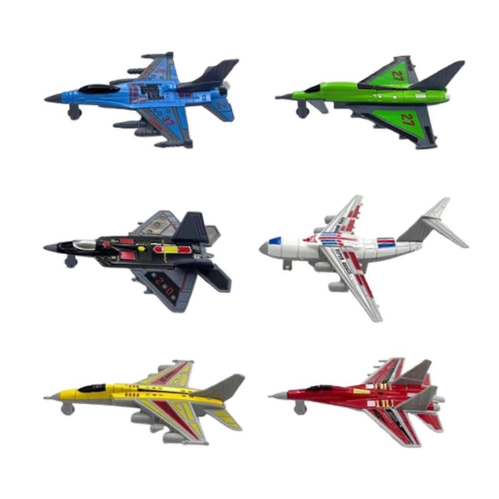 6Pcs Alloy Metal Aircraft Models Models Airplane for Collections Kids Adults