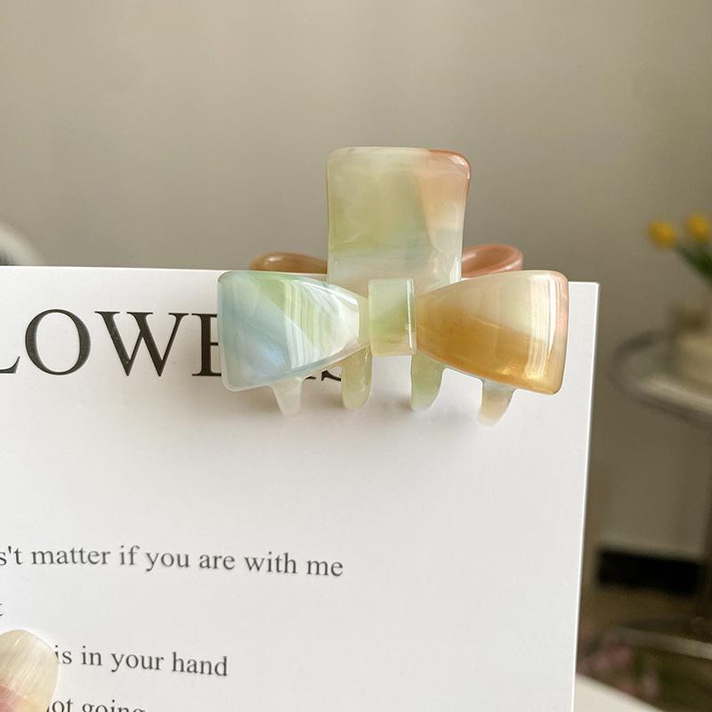 Новые ретро ацетатные маленькие заколки для волос для женщин, изысканные банты, заколки для волос, боковые заколки для волос для девочек, аксессуары для волос, корейские заколки для волос