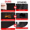 Large Fire Blanket Double-Sided Fireproof Grill Pad Under Grill Mat Grill Fireplace Fire Mat Oil-Proof Waterproof BBQ Protector
