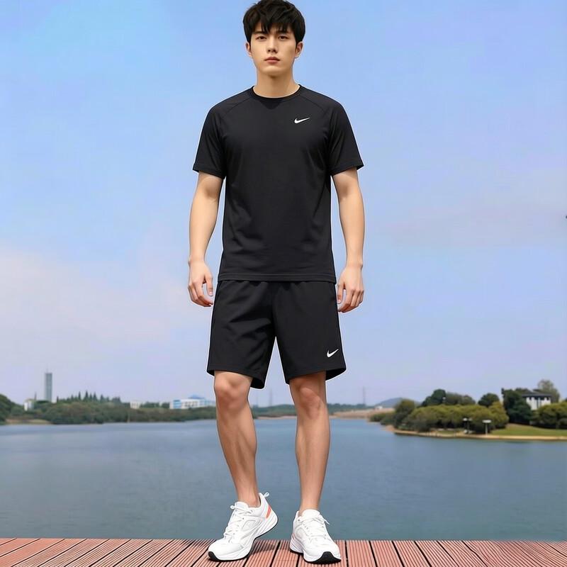 Nike Мужской спортивный комплект: футболка и шорты