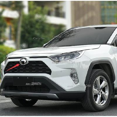 Для Toyota RAV4 RAV 4 Хромированная Передняя Рамка Маркировочная Решетка Крышка Отделка Решетки Значок Наклейка Стиль