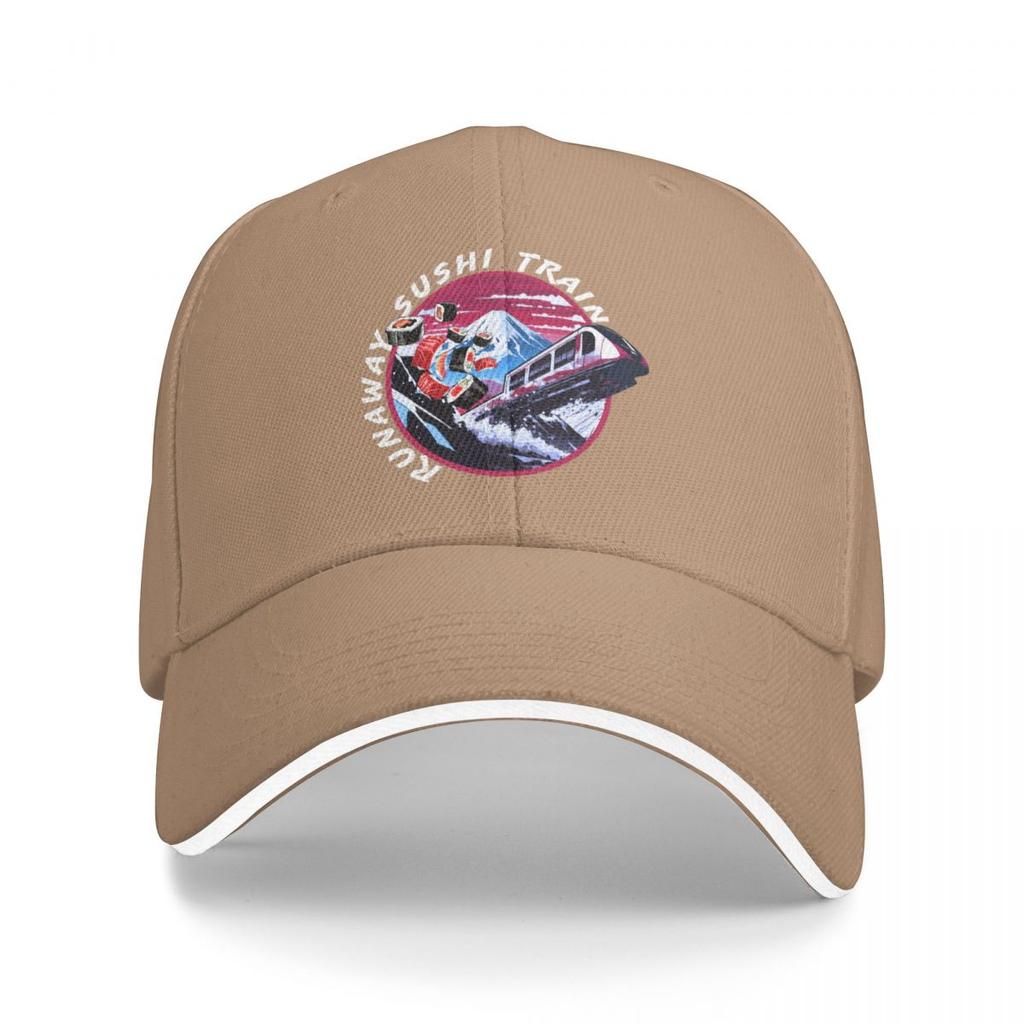 Runaway Sushi Train v12 Baseball Cap Unique hats Male hat Golf Hat sun caps Caps For Women Mens
