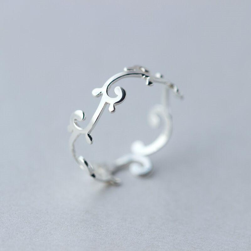 Кольцо женское простое трендовое звездное электрокардиограмма любовное кольцо модное нерегулярное темпераментное Ins аксессуары