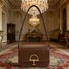 Vintage Brown Horseshoe Buckle Crossbody Bag Women 2026 Minimalist Office Shoulder Small Square Leather Handbag
