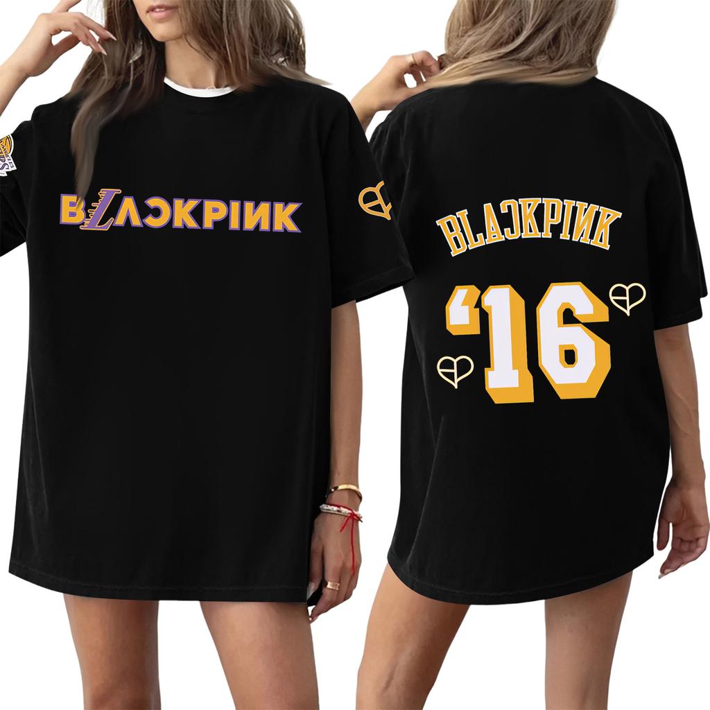 Женская футболка с круглым вырезом и короткими рукавами с принтом