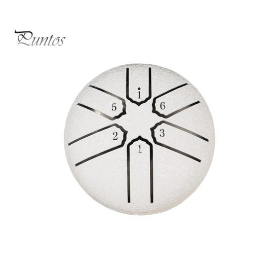 Стальной язычковый барабанчик Rain Chime 3 дюйма 6 нот мини-барабан Handpan Sound Healing Instrument Chakra Tank Drum для йоги, медитации