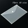 Wallet Office Plastic Document Bags Paper Storage A5/A4 File Bag A5/A4 File holder Transparent
