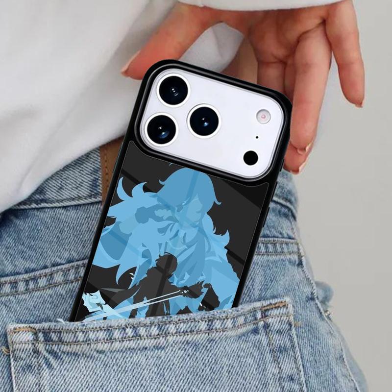 Genshin Impact Phone Case for iPhone 16e 15 14 13 12 17 Pro Max Plus Air 17pro Cover Coque
