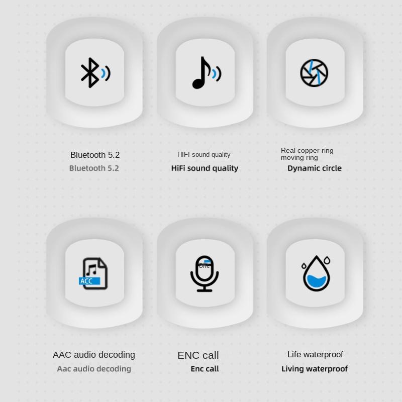 Высококачественная Bluetooth-гарнитура с беспроводным движением, работающая без уха, безболезненное длительное время автономной работы, гарнитура с подвесным ухом и отменой наушников